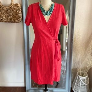 J. Crew knit wrap dress NEW